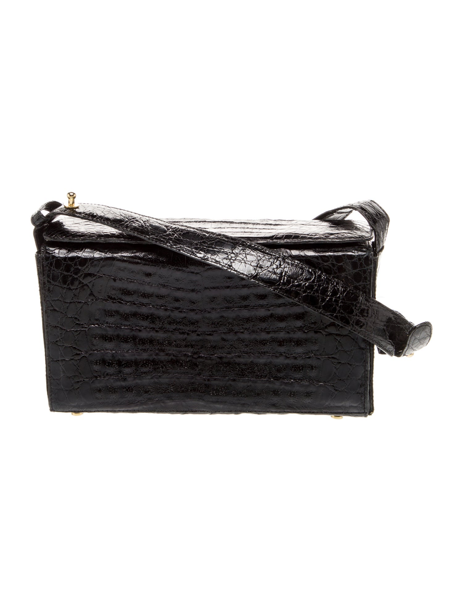 Nancy Gonzalez Crocodile Top Handle Bag