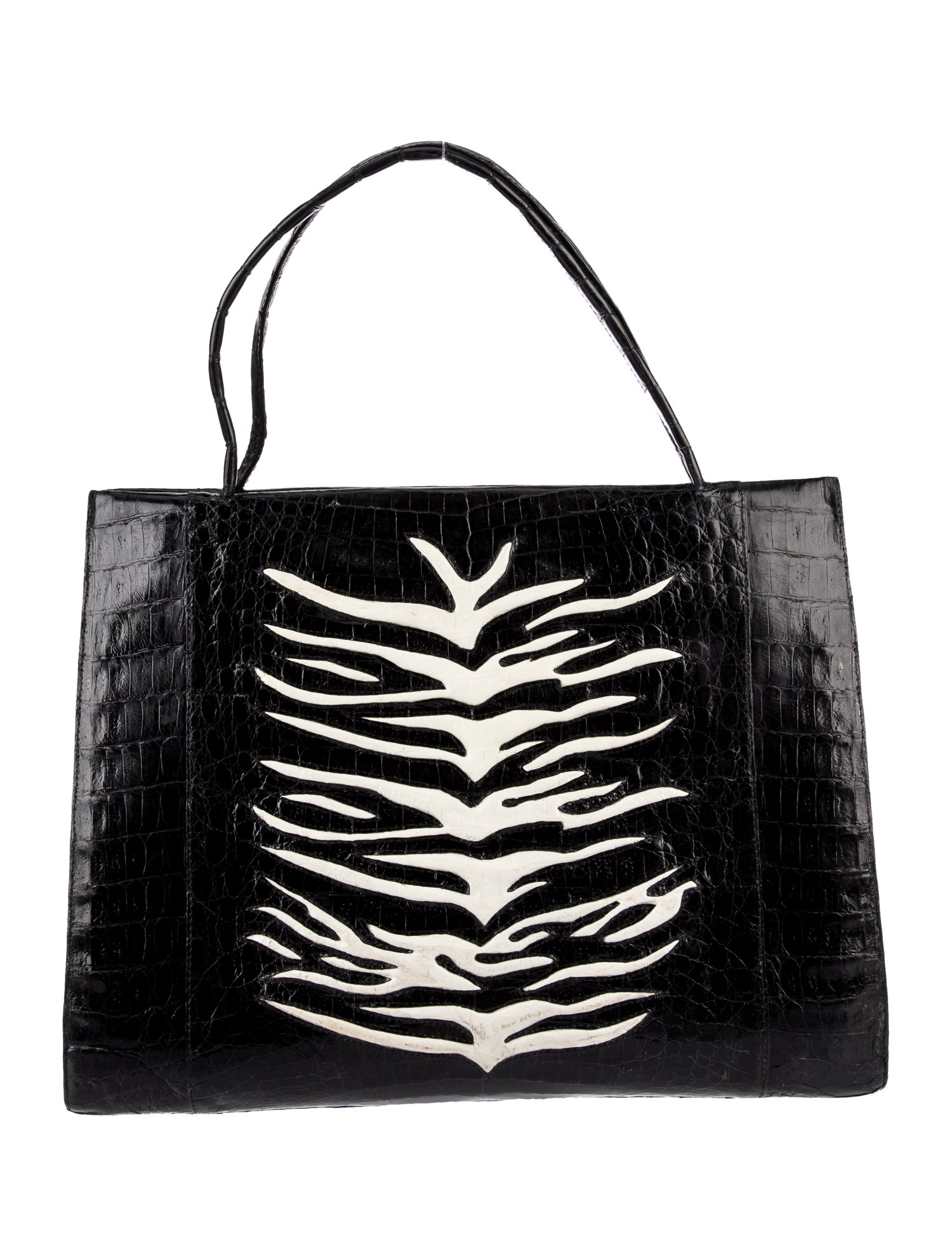 Nancy Gonzalez Crocodile Top Handle Bag