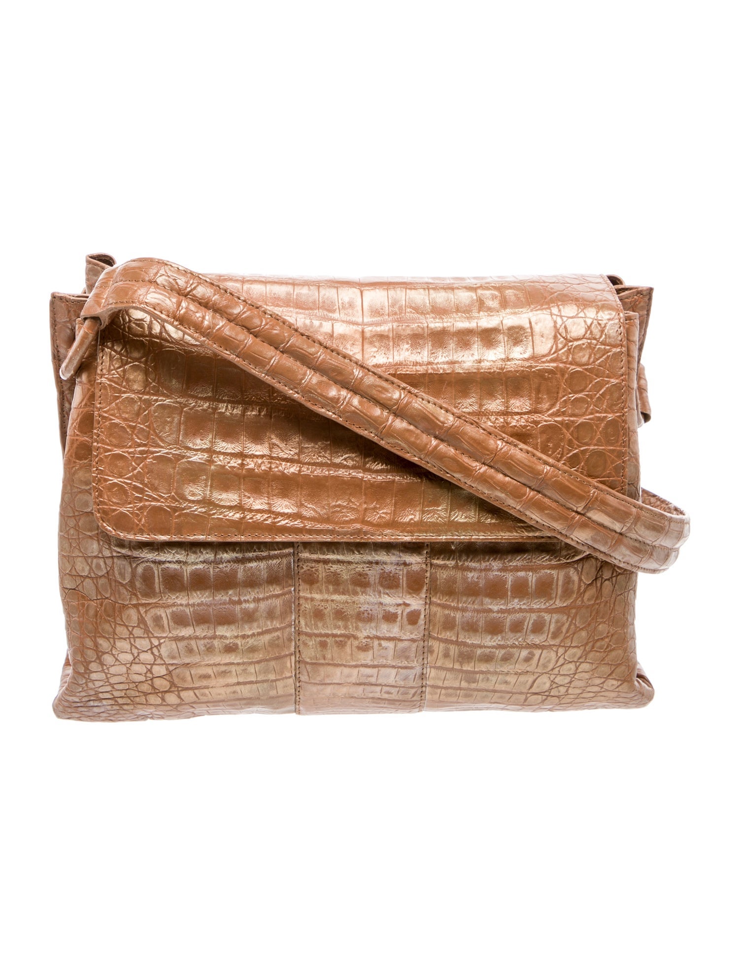 Nancy Gonzalez Crocodile Top Handle Bag