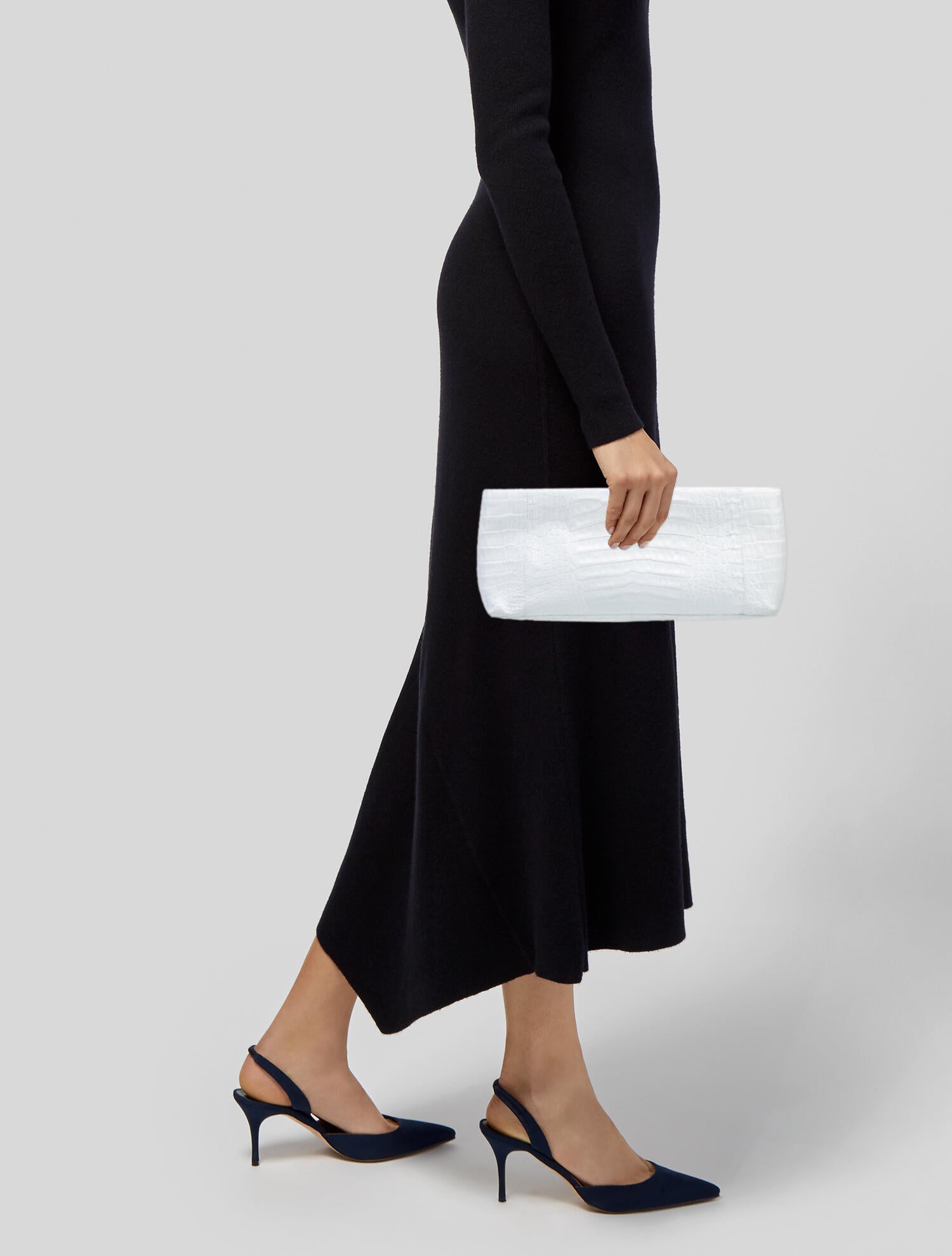 Nancy Gonzalez Crocodile Clutch