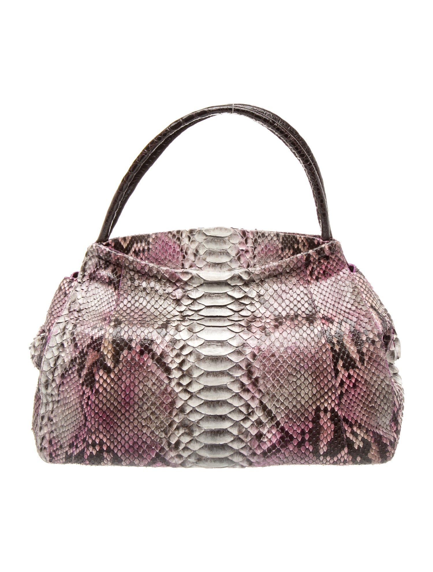 Nancy Gonzalez Python Top Handle Bag
