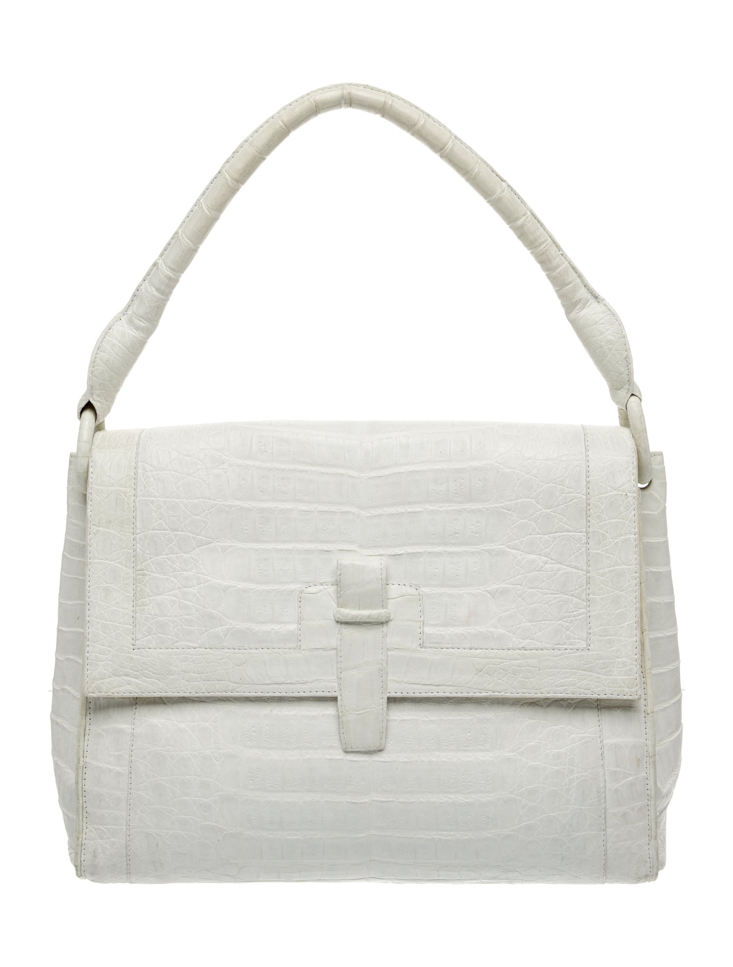 Nancy Gonzalez Crocodile Top Handle Bag