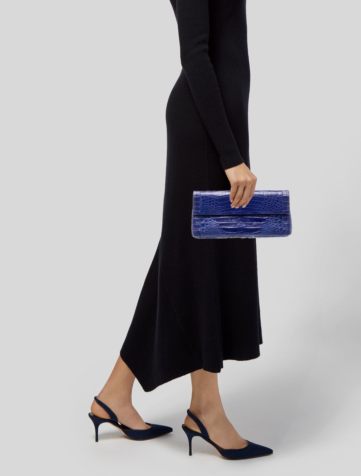 Nancy Gonzalez Crocodile Clutch