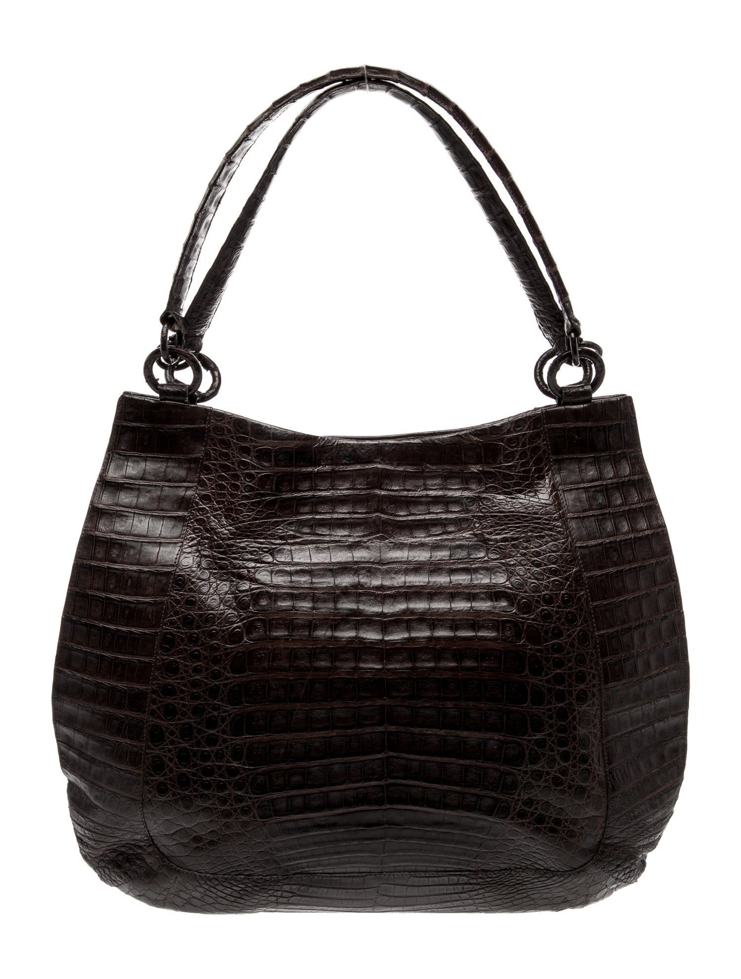 Nancy Gonzalez Crocodile Top Handle Bag