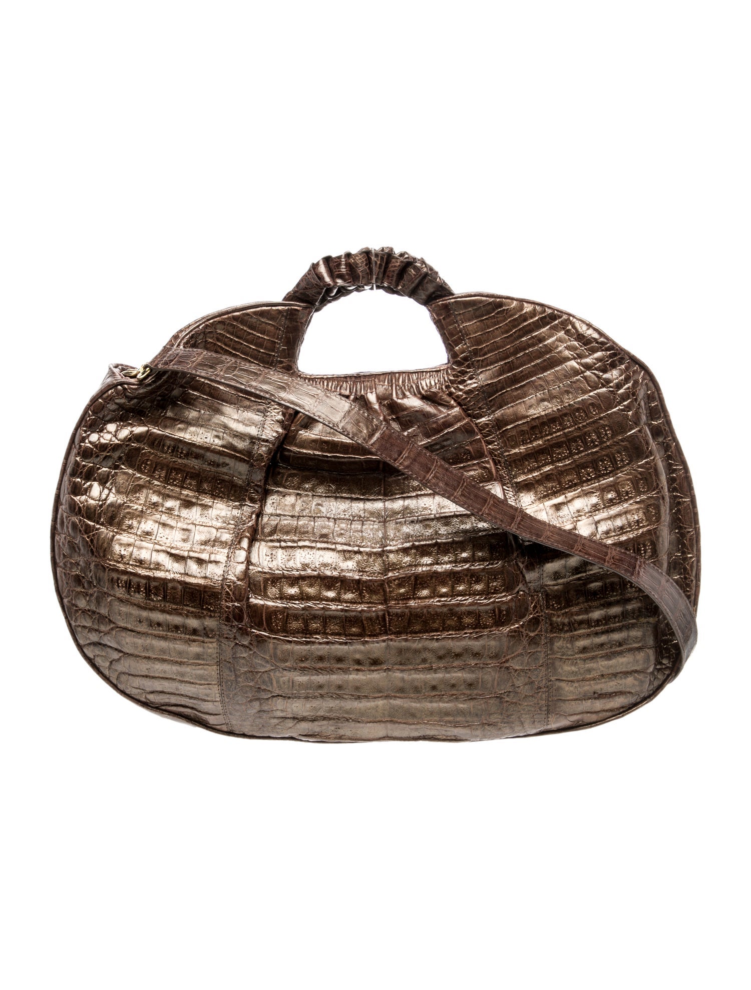 Nancy Gonzalez Crocodile Top Handle Bag