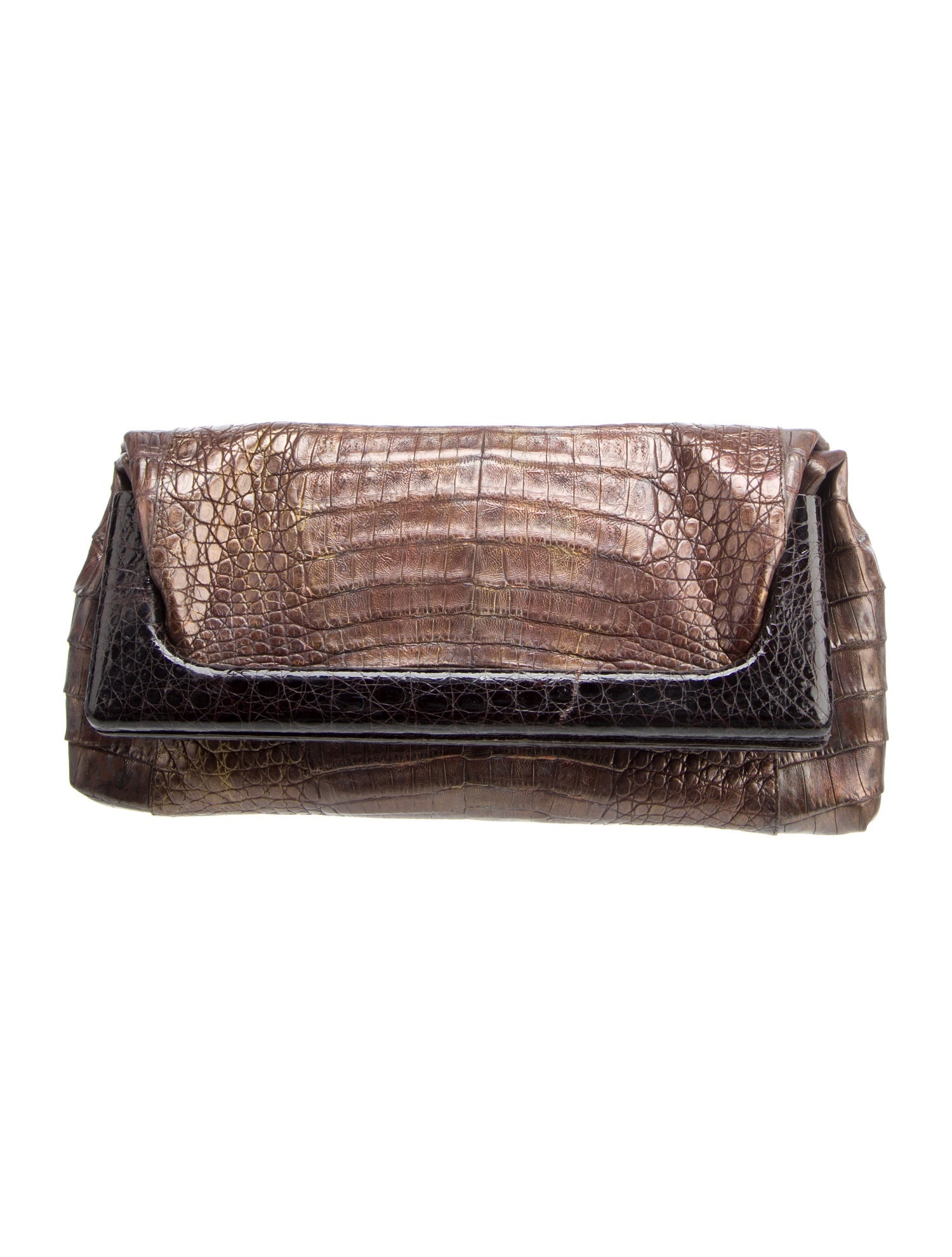 Nancy Gonzalez Crocodile Clutch w/ Tags