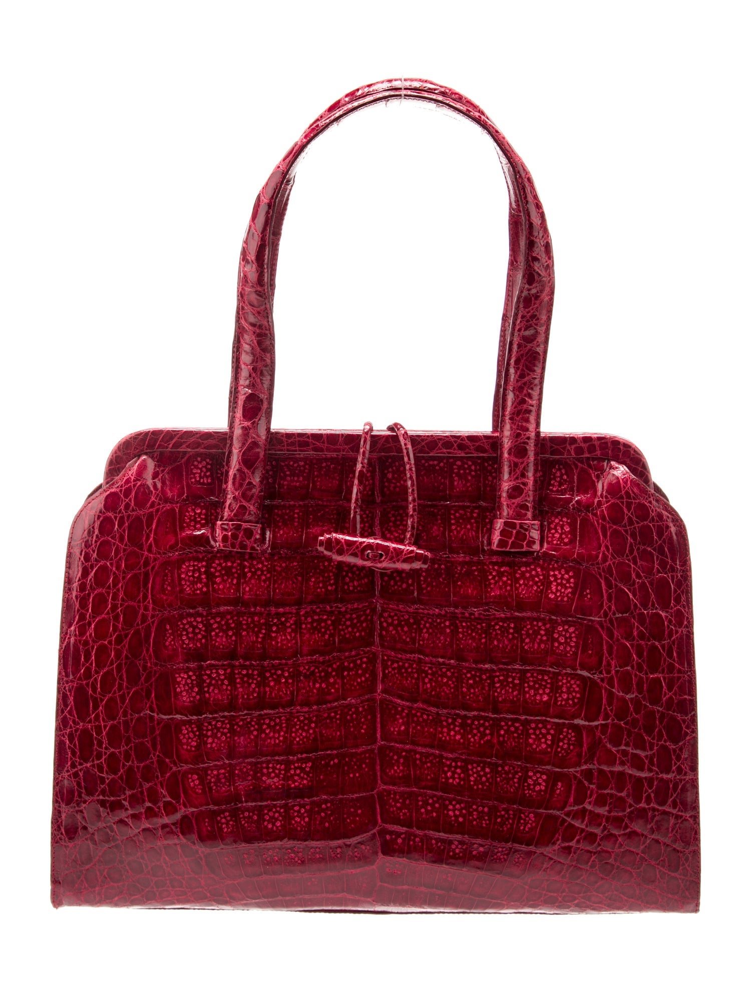 Nancy Gonzalez Crocodile Top Handle Bag