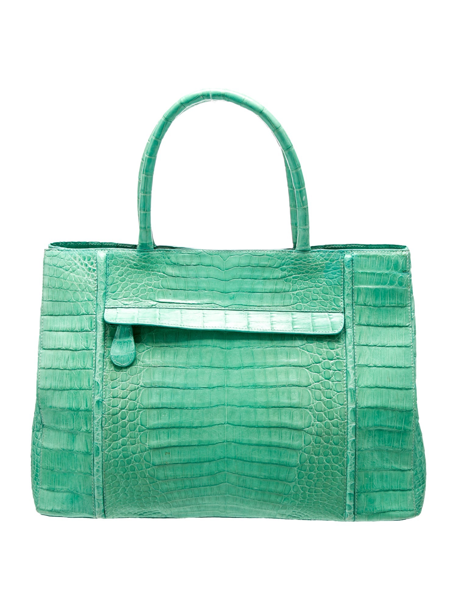 Nancy Gonzalez Crocodile Top Handle Bag