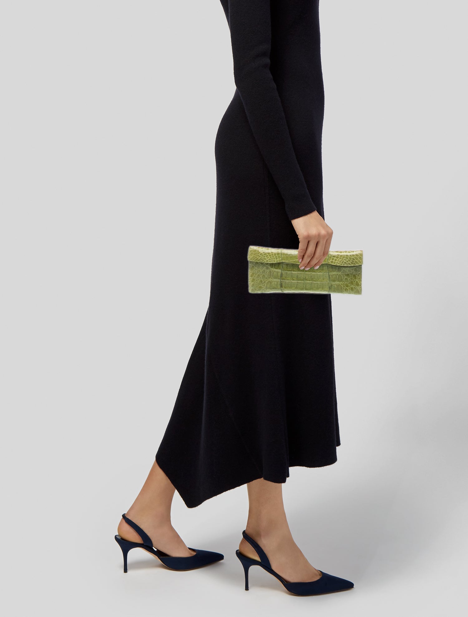Nancy Gonzalez Crocodile Clutch