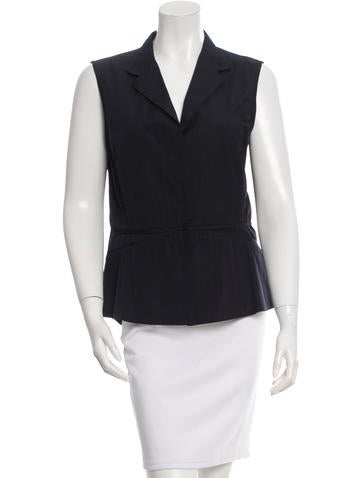 Narciso Rodriguez Sleeveless Button-Up Top