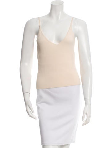 Narciso Rodriguez V-Neck Sleeveless Top