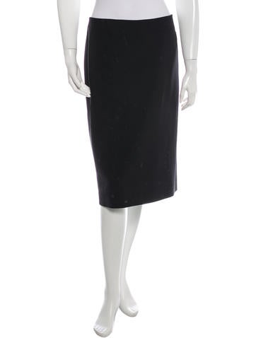 Narciso Rodriguez Wool Knee-Length Skirt