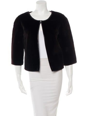 Narciso Rodriguez Sheared Mink Coat