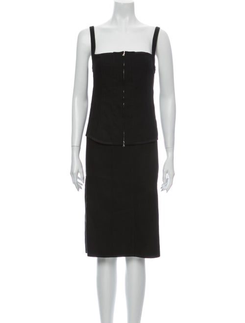 Narciso Rodriguez Skirt Set Black