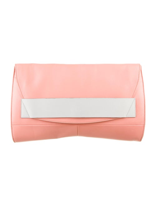 Narciso Rodriguez Leather Clutch Bag Orange