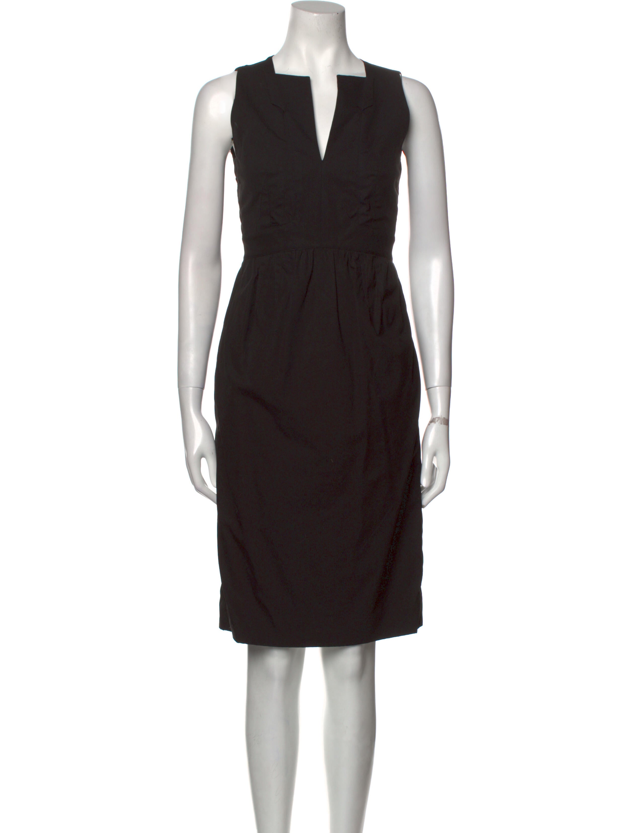 Narciso Rodriguez V-Neck Knee-Length Dress