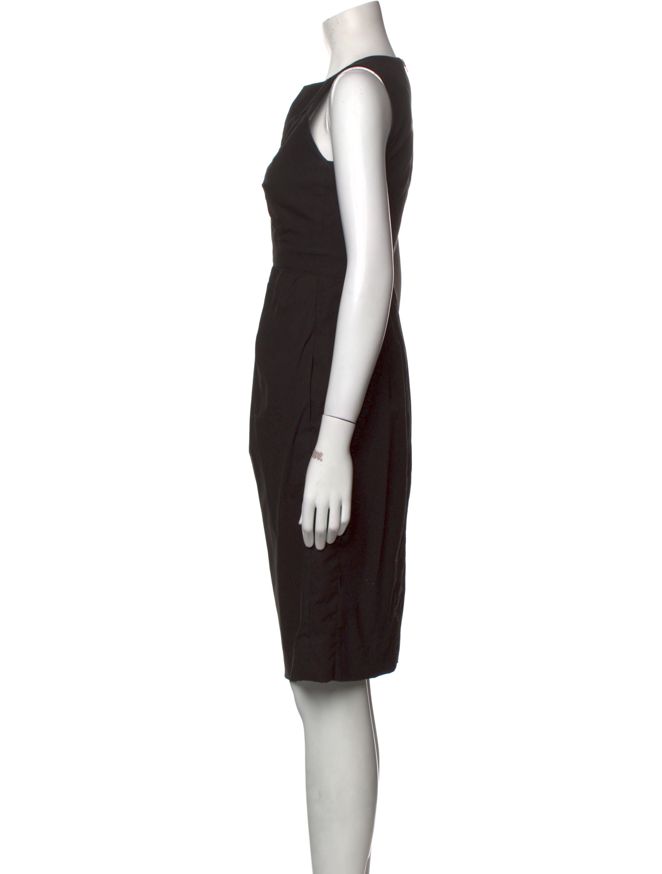 Narciso Rodriguez V-Neck Knee-Length Dress