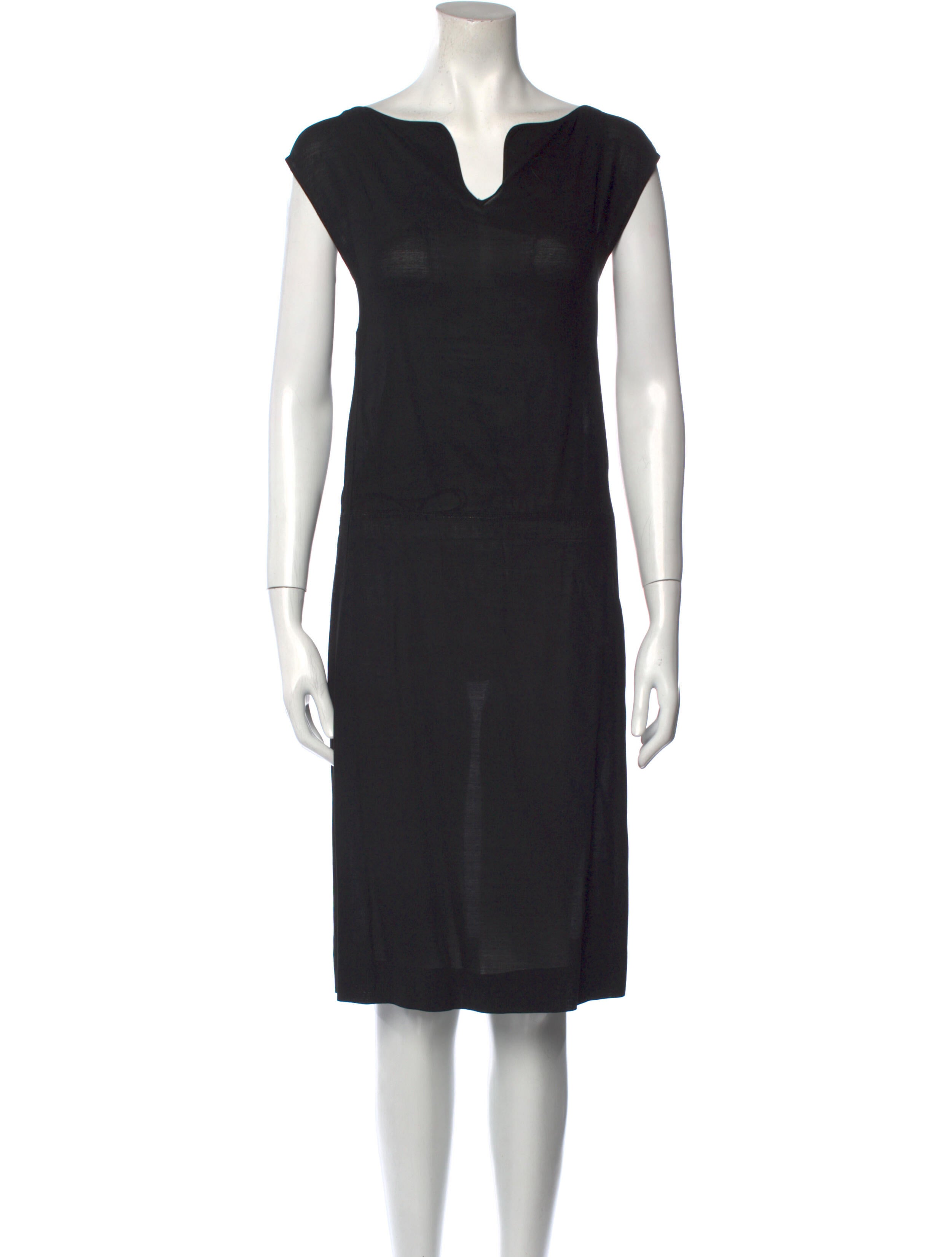 Narciso Rodriguez V-Neck Knee-Length Dress