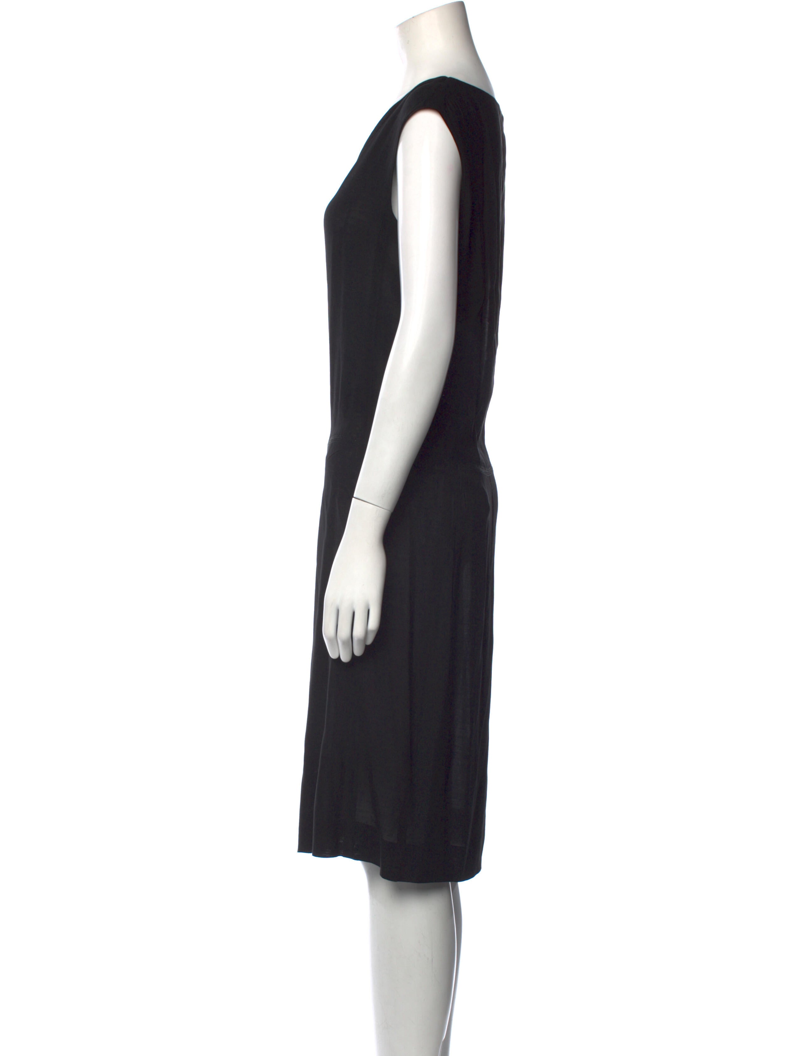 Narciso Rodriguez V-Neck Knee-Length Dress