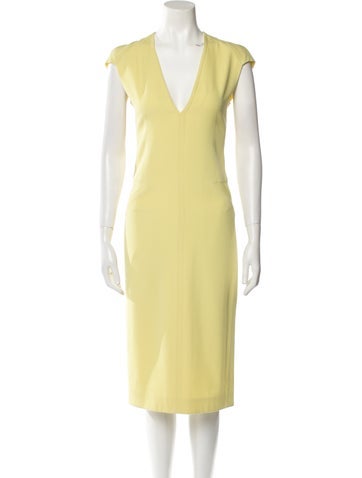 Narciso Rodriguez Dresses V-Neck Midi Length Dress XS