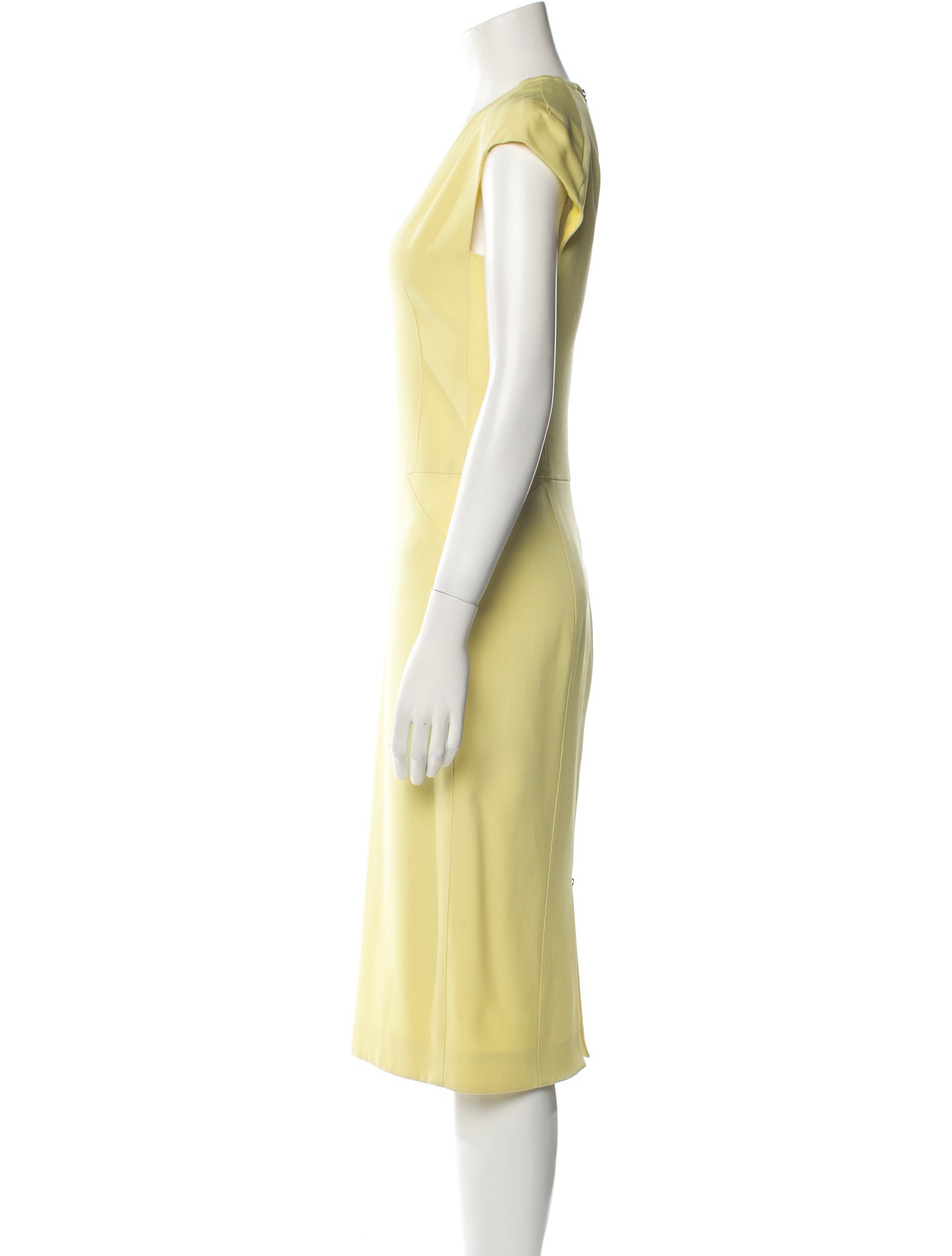 Narciso Rodriguez V-Neck Midi Length Dress