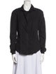 Narciso Rodriguez Long Sleeve Button-Up Top