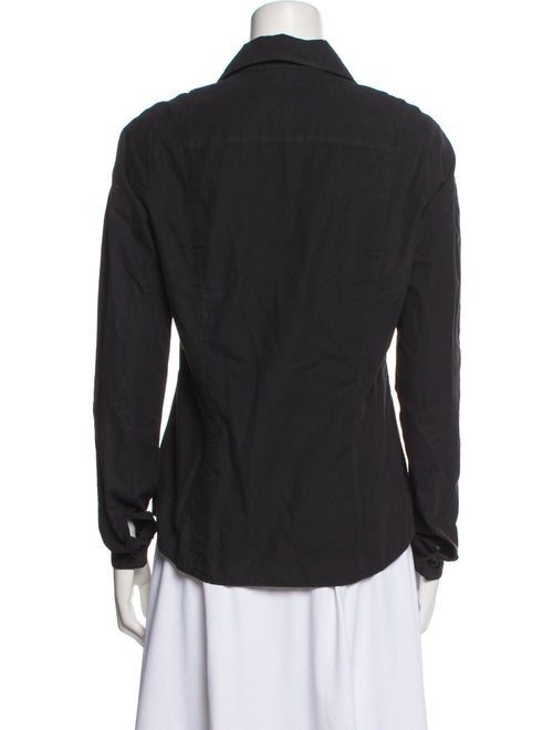 Narciso Rodriguez Long Sleeve Button-Up Top