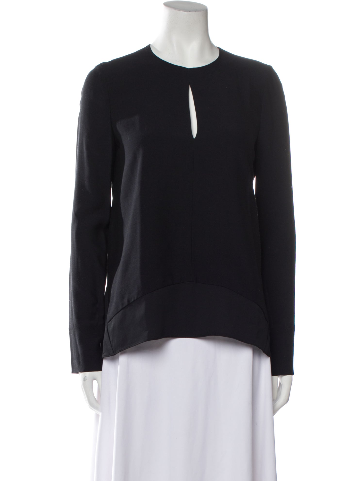 Narciso Rodriguez Virgin Wool Crew Neck Top