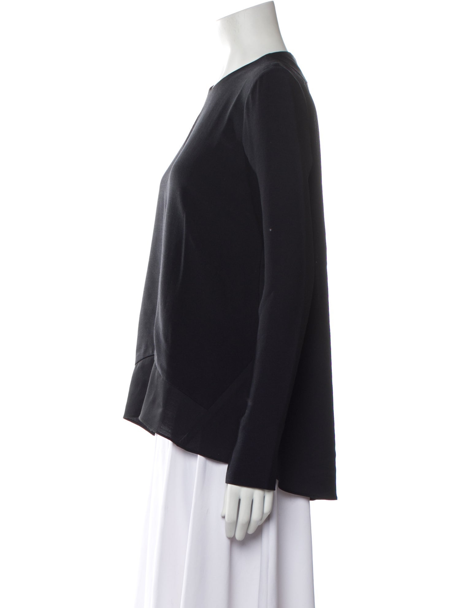 Narciso Rodriguez Virgin Wool Crew Neck Top