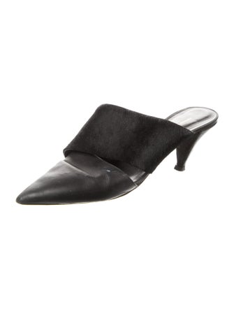 Narciso Rodriguez Leather Mules