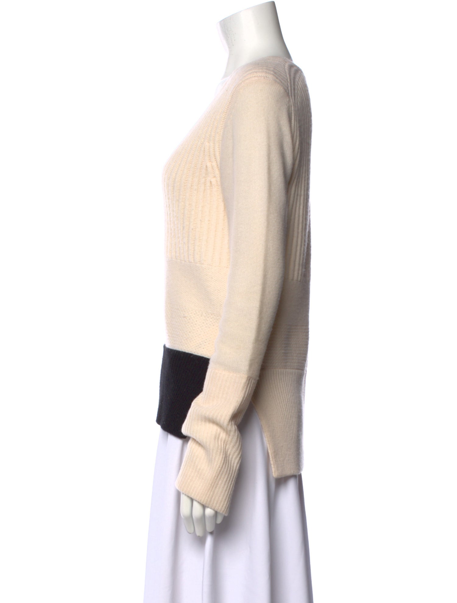 Narciso Rodriguez Wool Striped Sweater