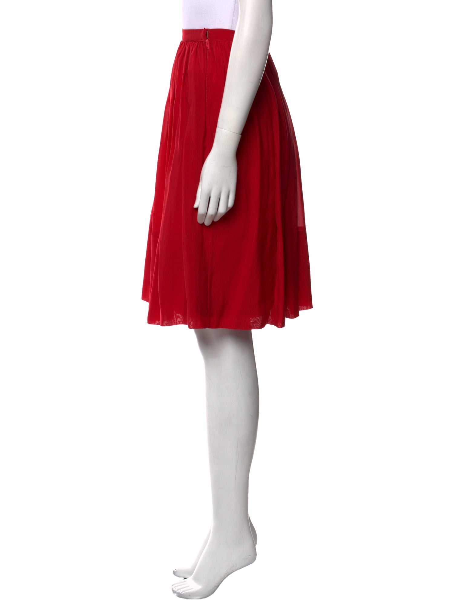 Narciso Rodriguez Silk Knee-Length Skirt