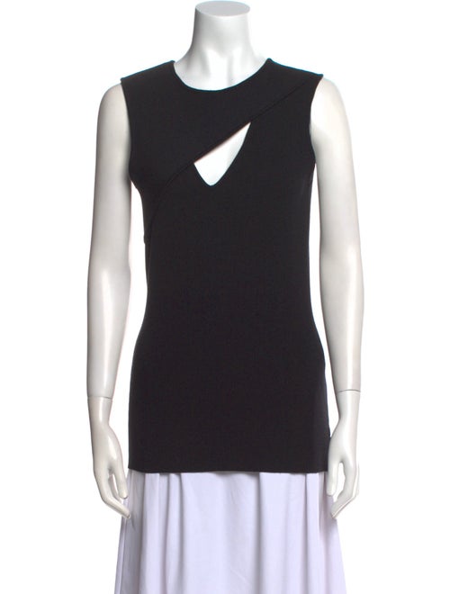 Narciso Rodriguez Wool Scoop Neck Top