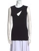 Narciso Rodriguez Wool Scoop Neck Top