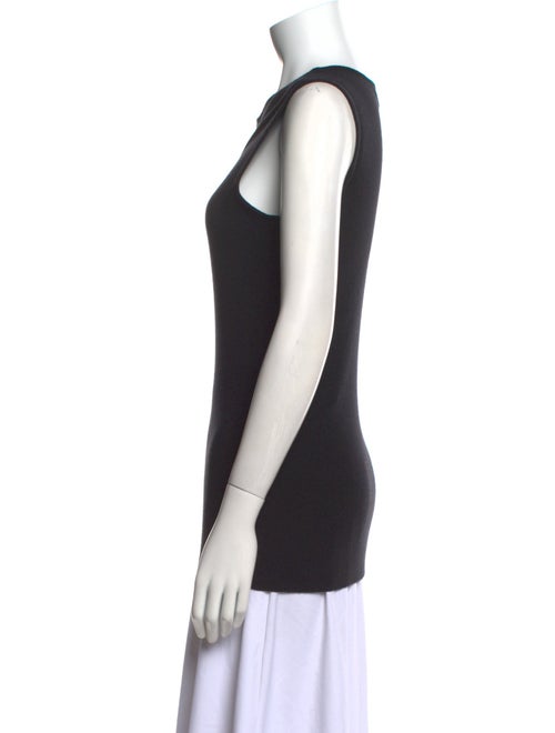 Narciso Rodriguez Wool Scoop Neck Top
