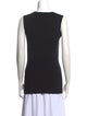Narciso Rodriguez Wool Scoop Neck Top