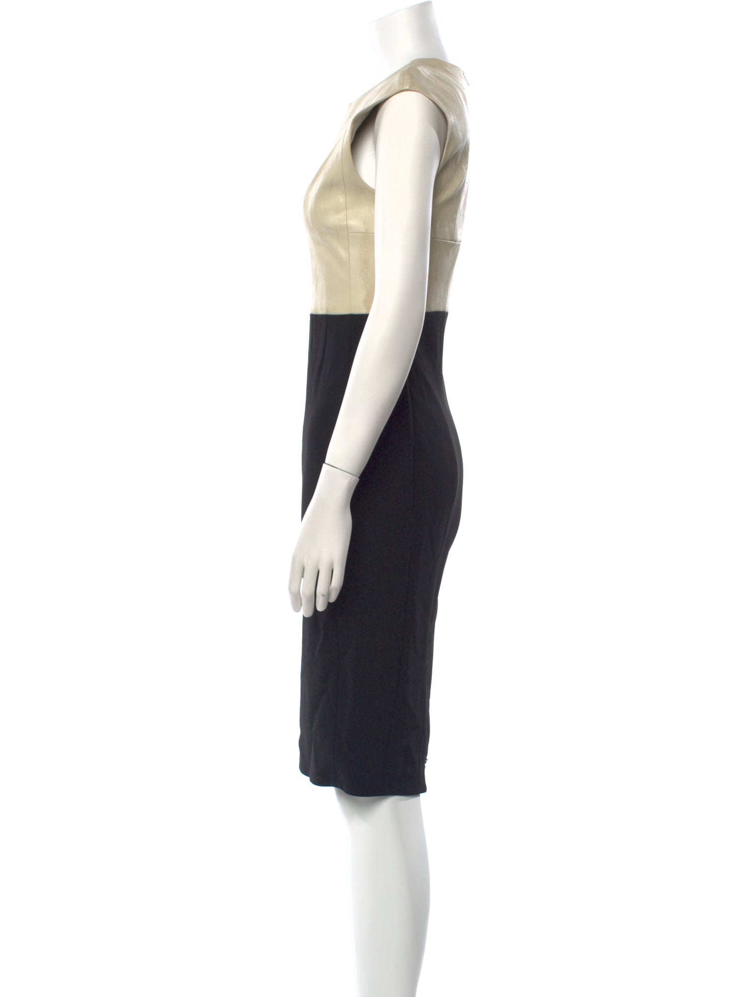 Narciso Rodriguez Colorblock Pattern Knee-Length Dress