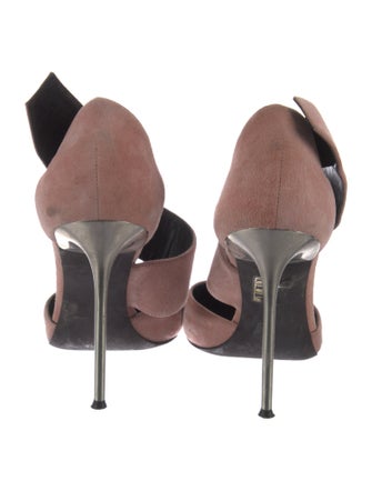Narciso Rodriguez Suede D'Orsay Pumps