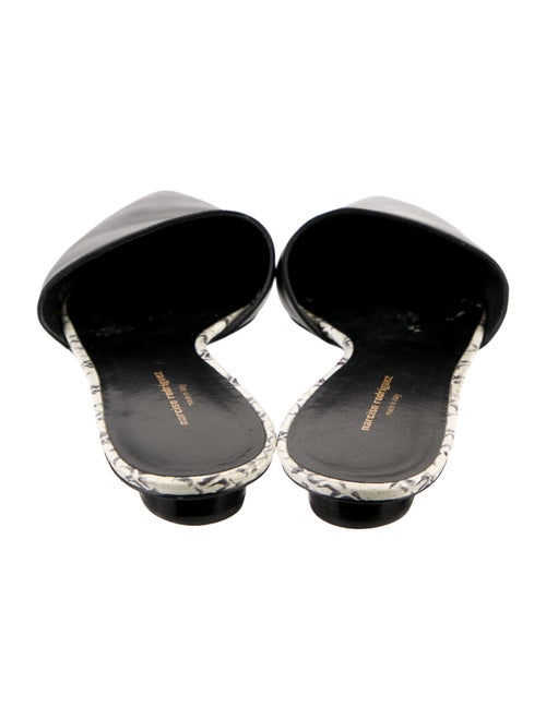 Narciso Rodriguez Leather Mules