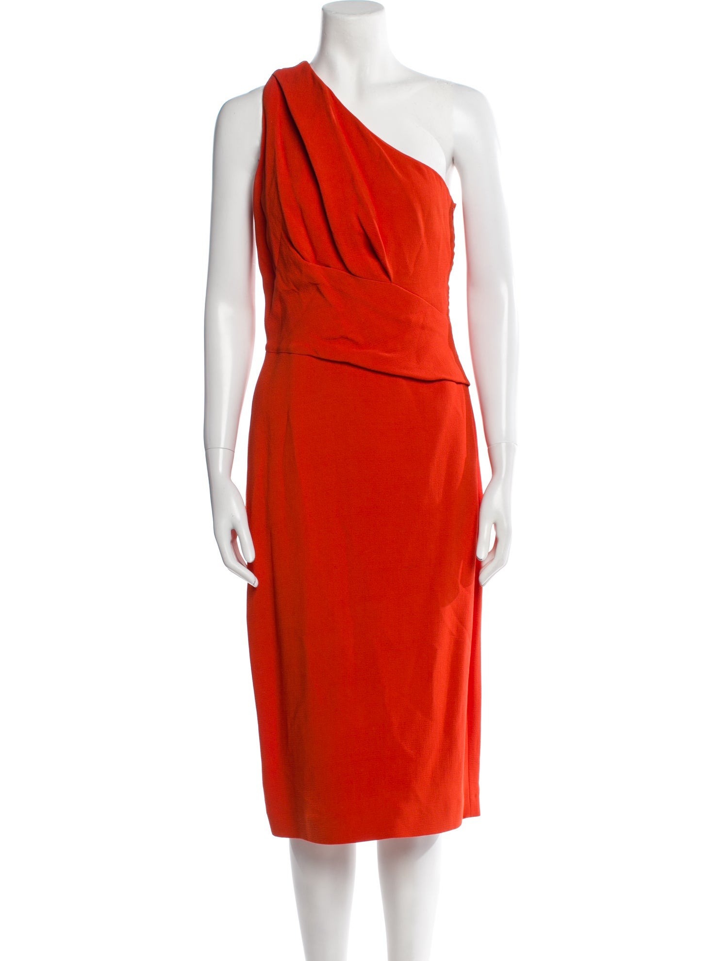 Narciso Rodriguez One-Shoulder Midi Length Dress