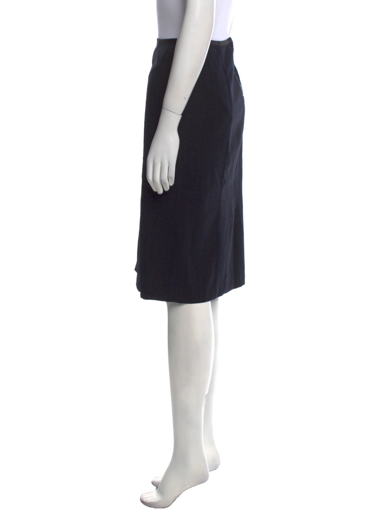 Narciso Rodriguez Wool Knee-Length Skirt