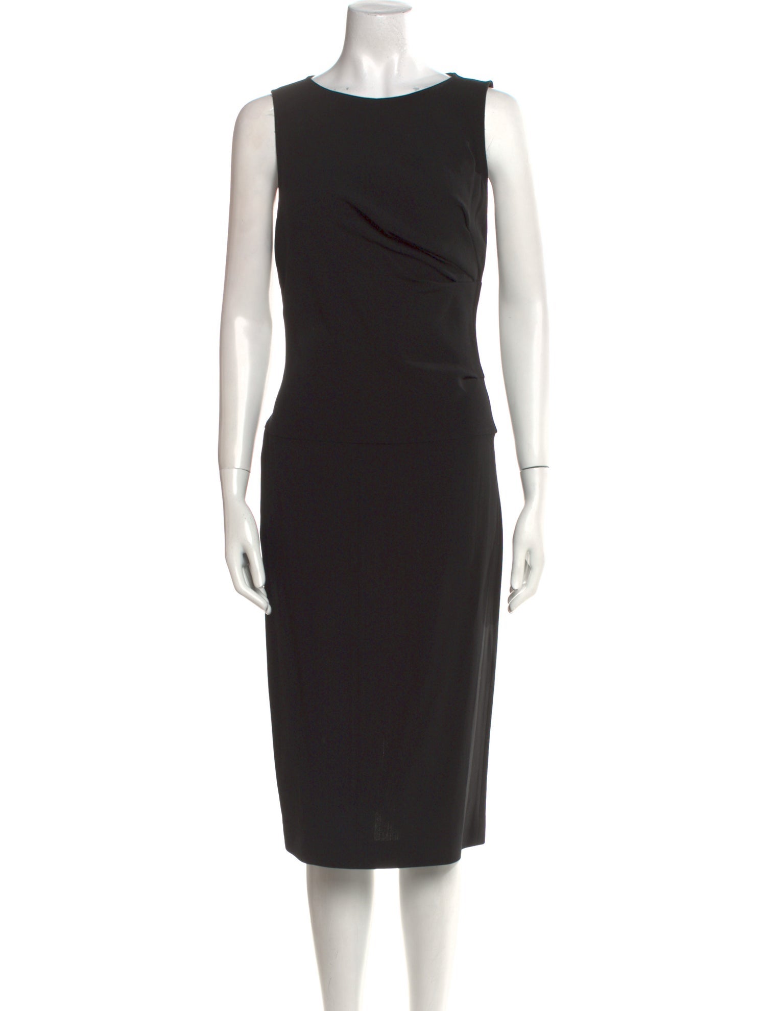 Narciso Rodriguez Bateau Neckline Midi Length Dress