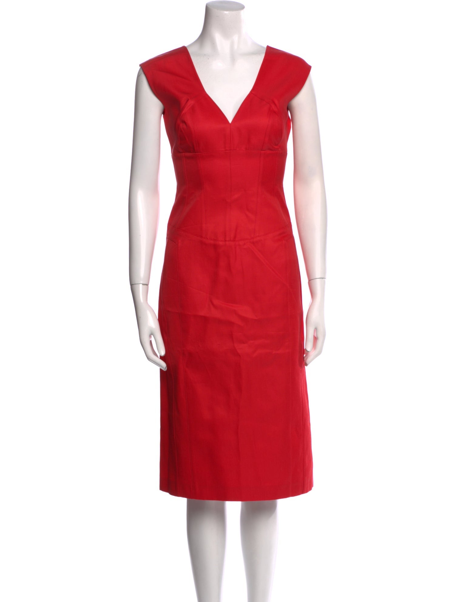 Narciso Rodriguez Silk Midi Length Dress