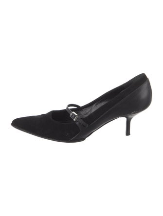 Narciso Rodriguez Suede Pumps