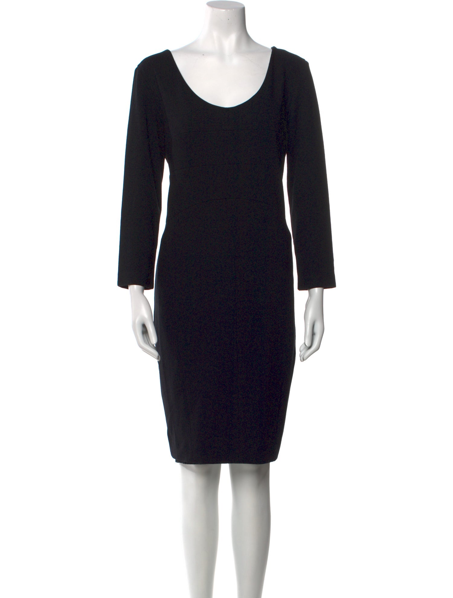 Narciso Rodriguez Scoop Neck Knee-Length Dress