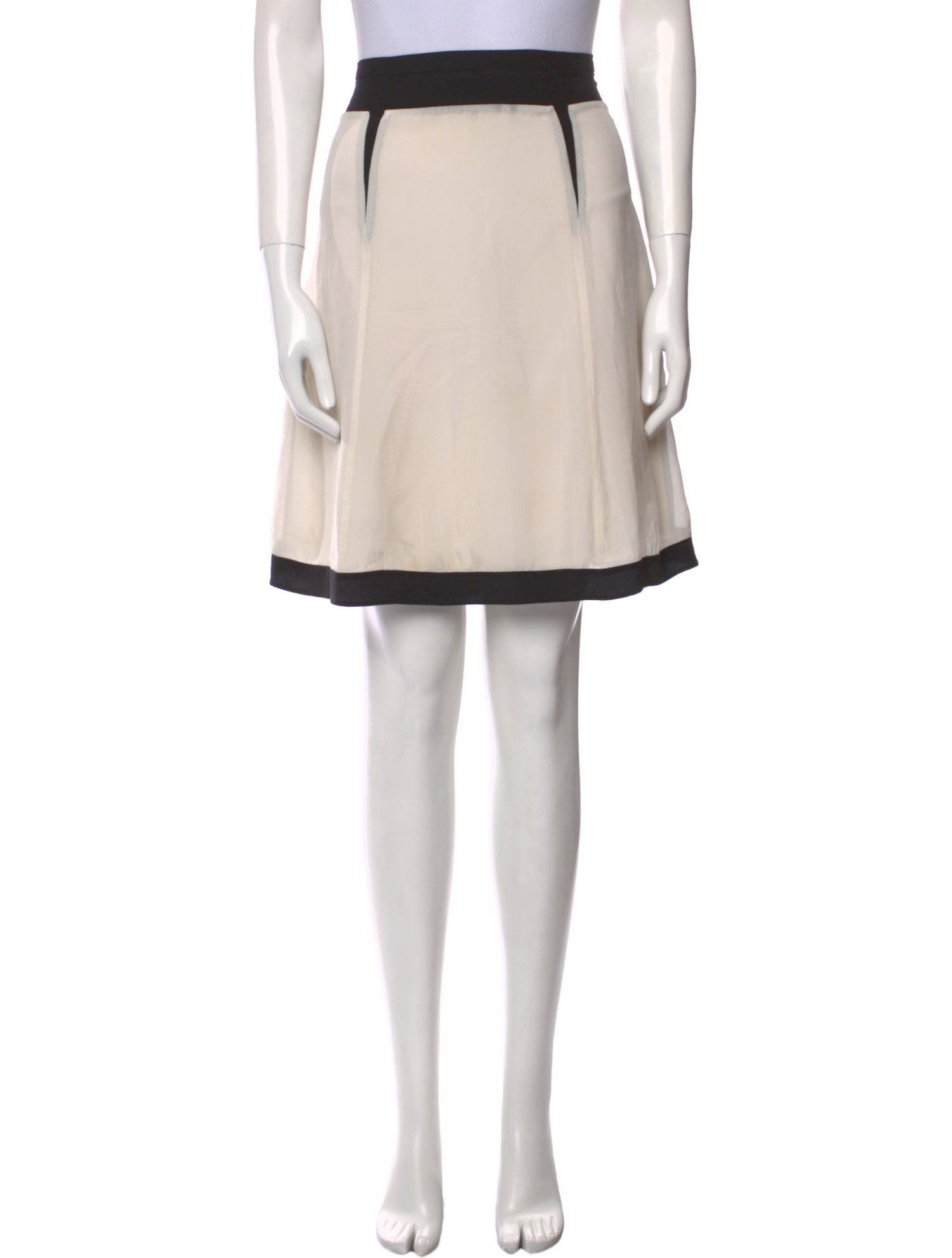 Narciso Rodriguez Silk Knee-Length Skirt
