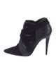 Narciso Rodriguez Suede Leather Trim Embellishment Boots