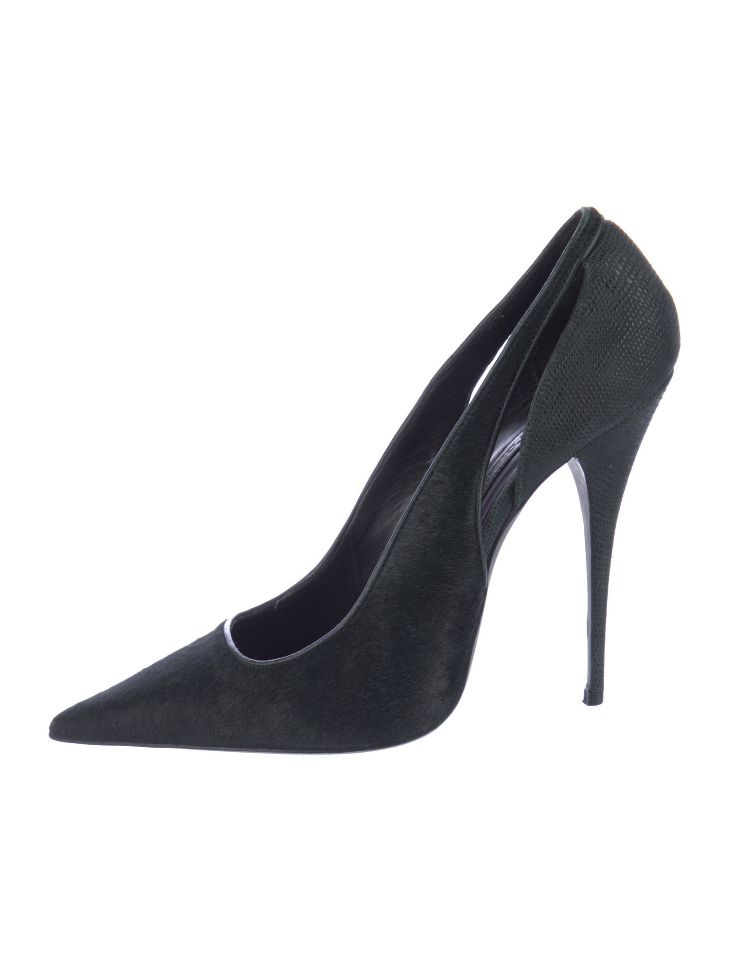 Narciso Rodriguez Ponyhair Keyhole Accent Pumps