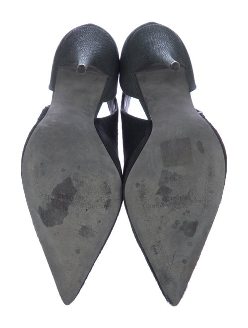 Narciso Rodriguez Ponyhair Keyhole Accent Pumps