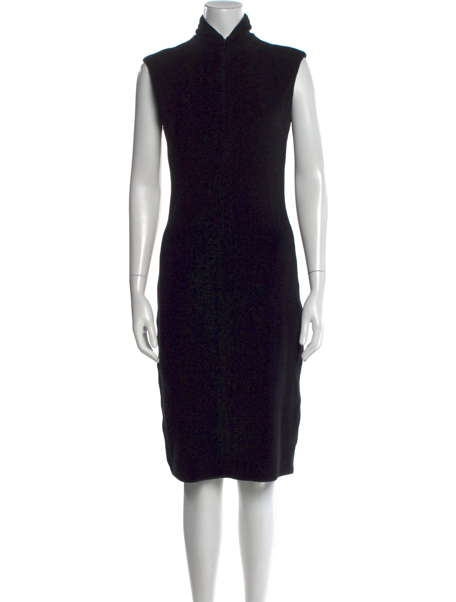 Narciso Rodriguez Mock Neck Knee-Length Dress